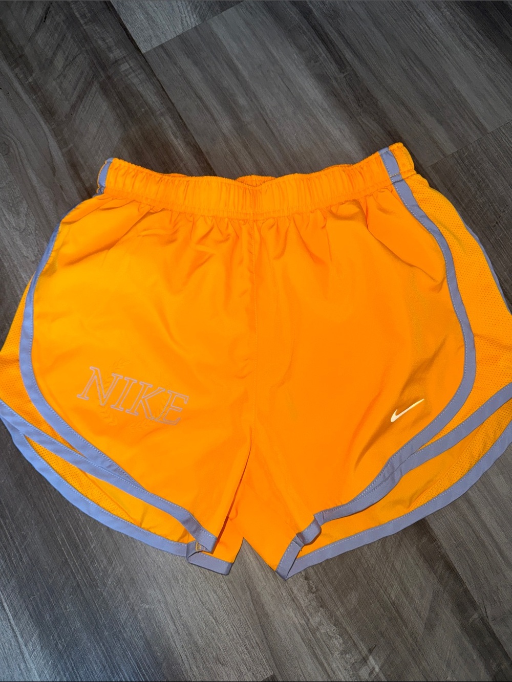 Nike tempo shorts small neon orange women’s athletic gym running cheer soccer